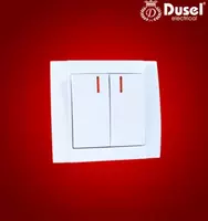 Выключатель двухклавишный Dusel Du-29