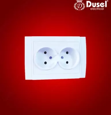 Розетка двухместная Dusel DU-24 - Цена по запросу