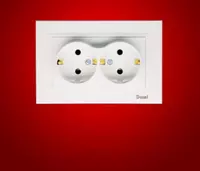 Розетка двухместная Dusel DU-82 - по запросу