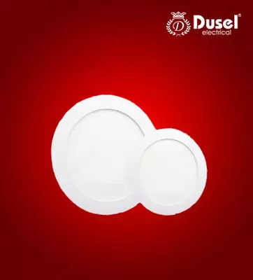 LED dumaloq LED paneli (ko'milgan) "Dusel" R3, 3W, 6500 K