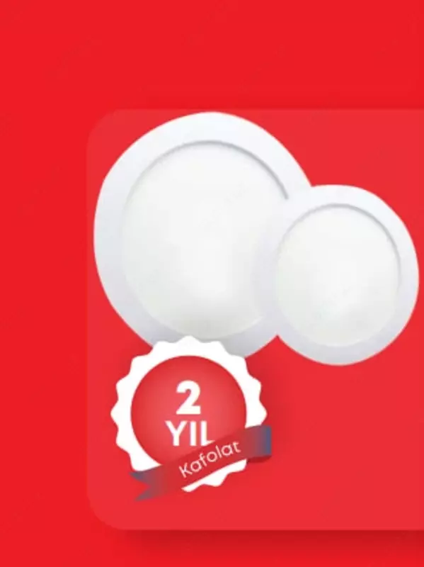 LED dumaloq LED paneli (ko'milgan) "Dusel" R9