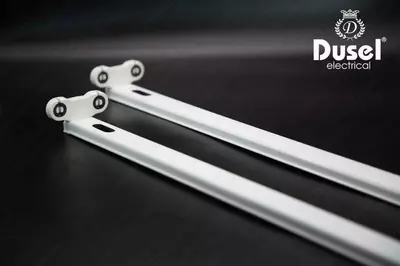 11 963.2 so'm / dona 2 ta lyuminestsent chiziqli lampalar uchun ushlagich (120 sm) "Dusel" T8/G13