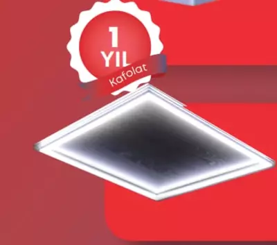 LED kvadrat LED paneli (ichki) "Dusel" Art-72, 72W, 6500 K