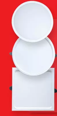 LED paneli yuqori texnologiyali (dumaloq) "Dusel" BR8