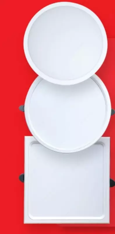 LED Hi-tech панель с драйвером (круглая) "Dusel" BS8, 8W, 4500/6500 K