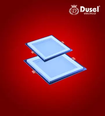 LED стеклянная панель (квадратная) "Dusel" GS6, 6W, 6500 K