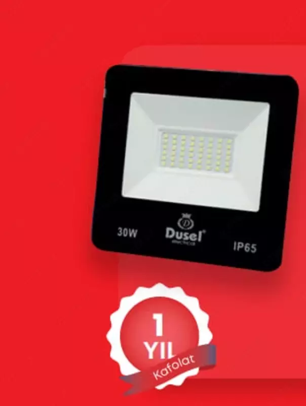 LED наружный прожектор (квадратный) "Dusel" P1, 100W, IР65, 6500 К