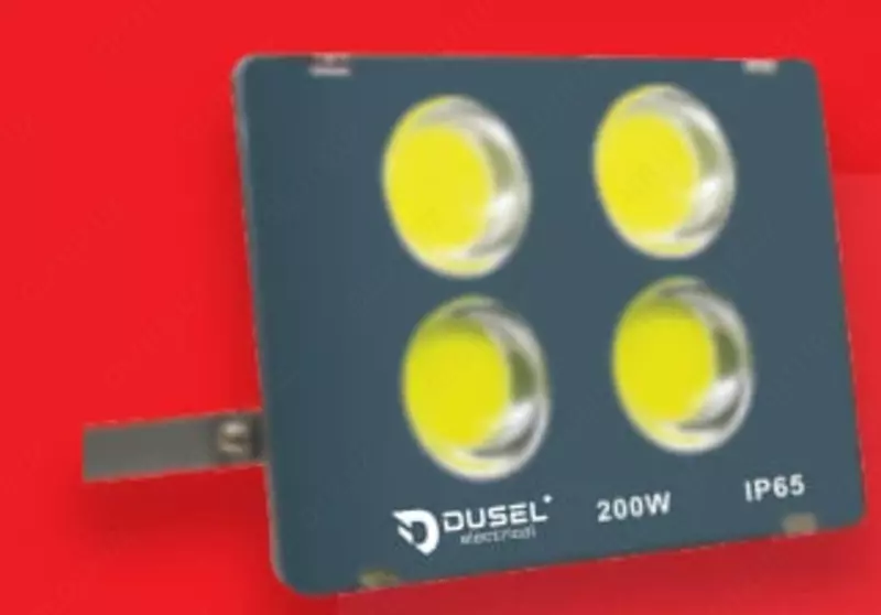 LED наружный прожектор (прямоугольный) "Dusel" P3, 300W, IР65, 6500 К