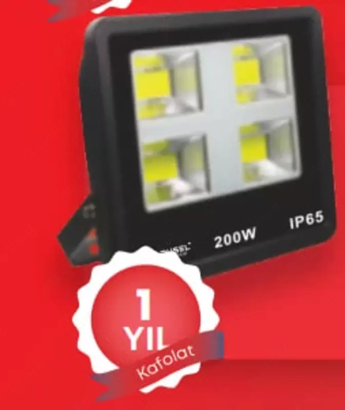 LED наружный прожектор (квадратный) "Dusel" P4, 100W, IР65, 6500 К
