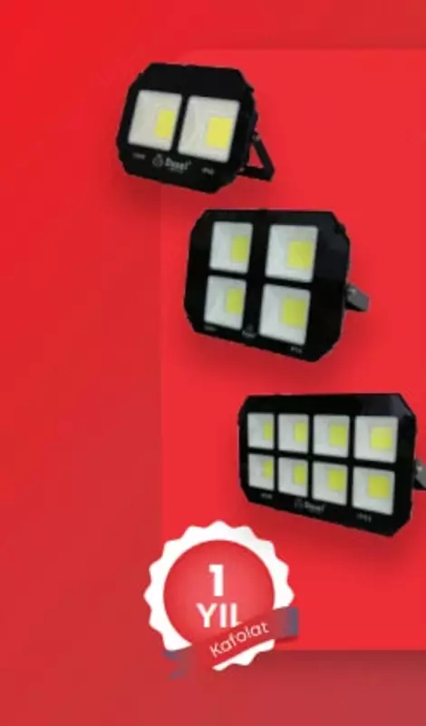 LED tashqi projektör (to'rtburchak) "Dusel" P6, 500W, IP65, 6500 K