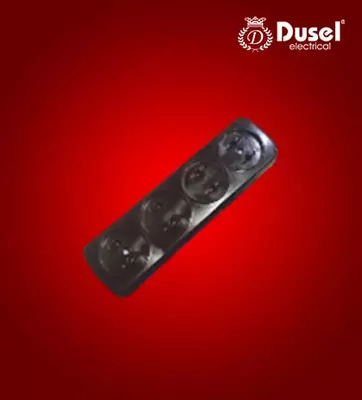 Колодка-розетка для удлинителя (4 гнезда) "Dusel" DU-63