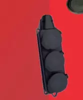 Переносная трехместная розетка (каучук) "Dusel" Du-113