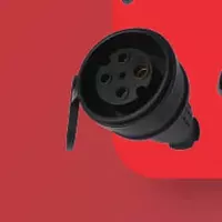 Электрическая прямая розетка для удлинителя (каучук) "Dusel" Du-120