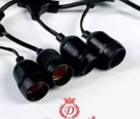 Декоративная гирлянда "Белт-лайт" из электро-патронов (20 см/40 шт) "Dusel" Е27