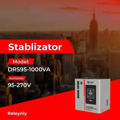 Voltaj stabilizatori (rele) Dusel DRS95-1000VA 95-270V