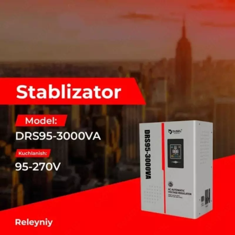 Voltaj stabilizatori (rele) "Dusel" DRS95-3000VA