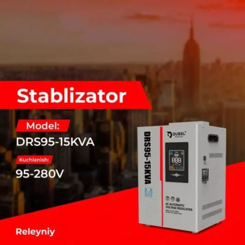 Стабилизатор напряжения (релейный) "Dusel" DRS95-15KVA