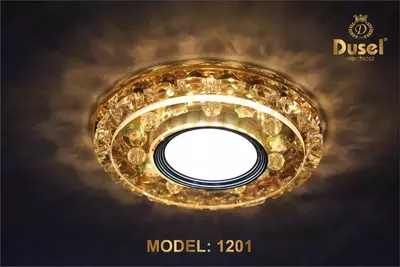 "Dusel" DU-1201 halogen lampalarli kristall chiroq