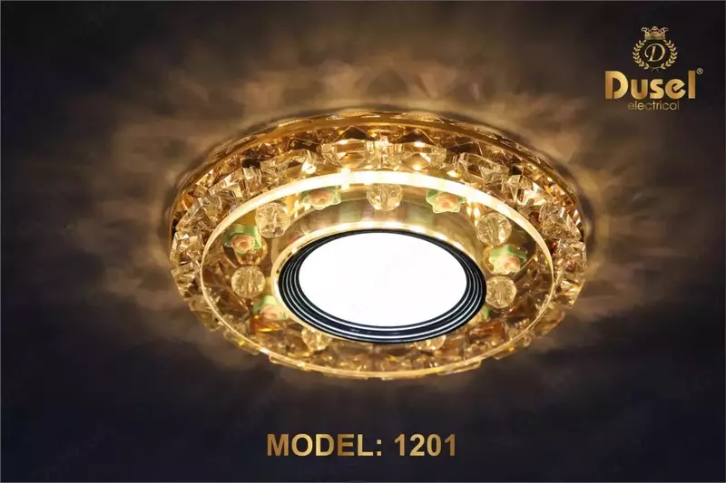 Хрустальный светильник с галогенными лампами "Dusel" DU-1201