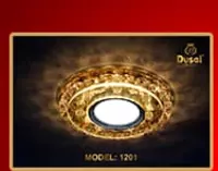 Хрустальный светильник с галогенными лампами "Dusel" DU-1201 - 22 730.1 сум