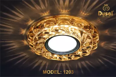 "Dusel" DU-1203 halogen lampalarli kristall chiroq