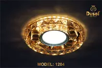 "Dusel" DU-1204 halogen lampalarli kristall chiroq