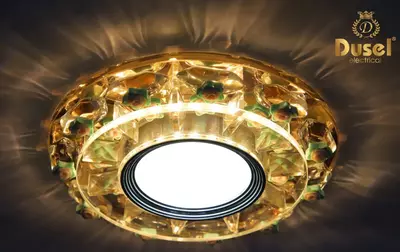 "Dusel" DU-1205 halogen lampalarli kristall chiroq - 25 122.8 so'm / dona