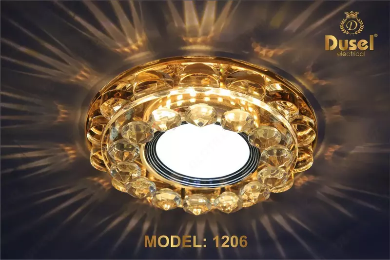 "Dusel" DU-1206 halogen lampalarli kristall chiroq
