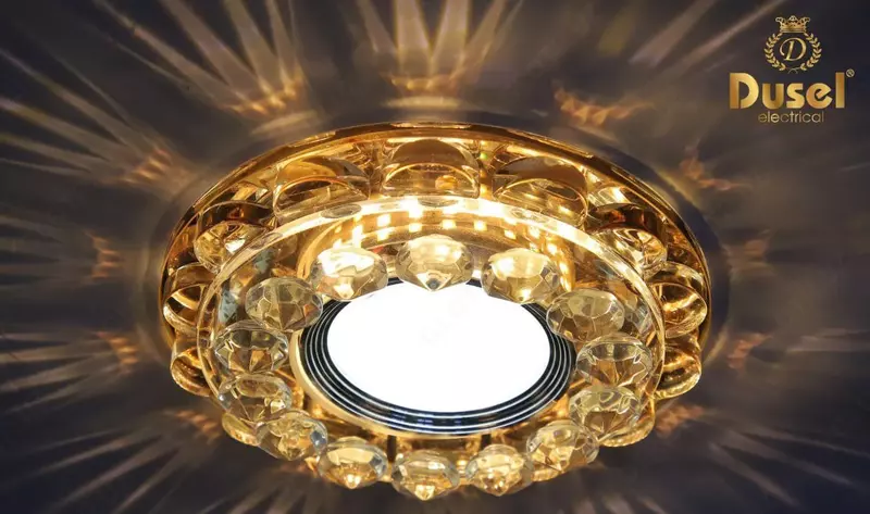 "Dusel" DU-1206 halogen lampalarli kristall chiroq - 25 122.8 so'm