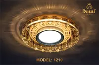 "Dusel" DU-1210 halogen lampalarli kristall chiroq