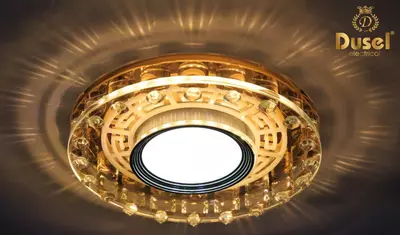 "Dusel" DU-1210 halogen lampalarli kristall chiroq - 25 122.8 so'm / dona