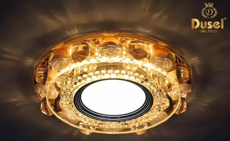 "Dusel" DU-1213 halogen lampalarli kristall chiroq - 25 122.8 so'm