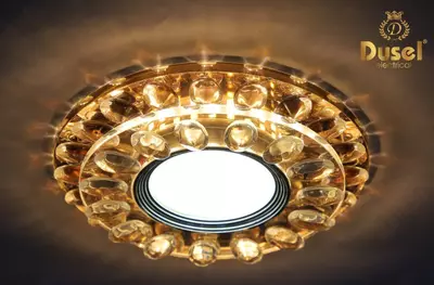 "Dusel" DU-1215 halogen lampalarli kristall chiroq - 25 122.8 so'm / dona