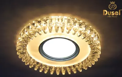 "Dusel" DU-1216 halogen lampalarli kristall chiroq - 25 122.8 so'm / dona