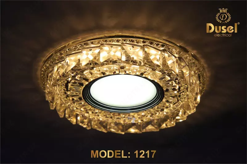 "Dusel" DU-1217 halogen lampalarli kristall chiroq