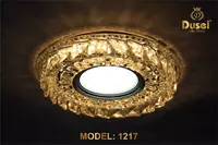 "Dusel" DU-1217 halogen lampalarli kristall chiroq