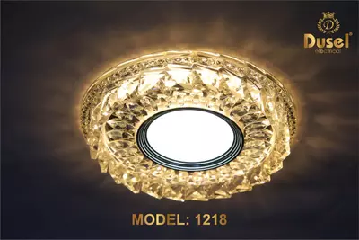 "Dusel" DU-1218 halogen lampalarli kristall chiroq