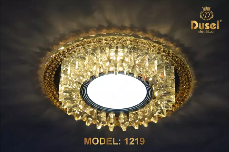 Хрустальный светильник с галогенными лампами "Dusel" DU-1219