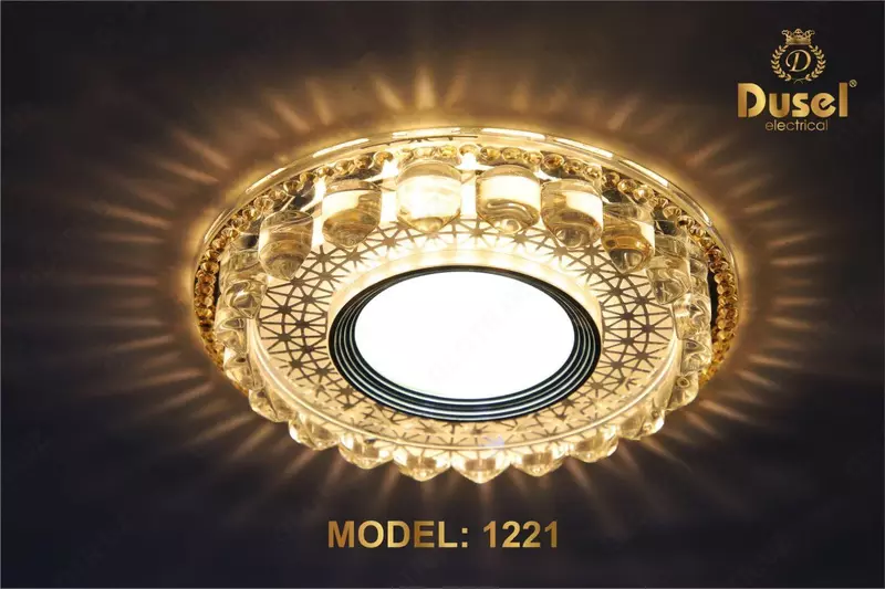"Dusel" DU-1221 halogen lampalarli kristall chiroq