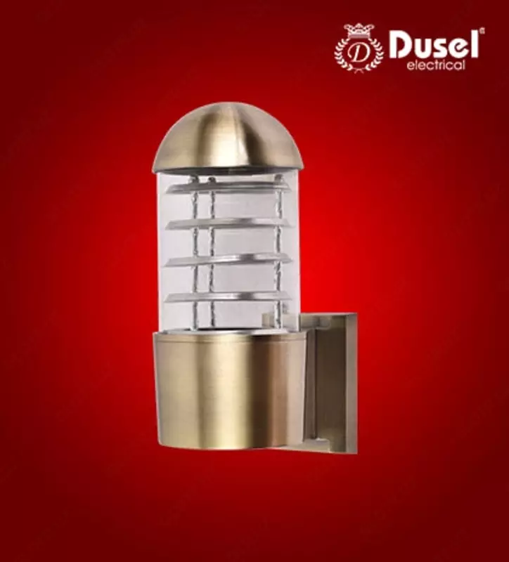 Настенный бра-светильник "Dusel" Luxury 006, Е27х1, IP54, металл/стекло (Green Bronze) NEW