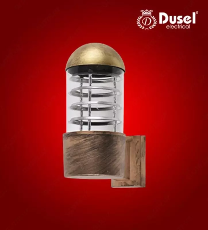 Настенный бра-светильник "Dusel" Luxury 008, Е27х1, IP54, металл/стекло (Sweep Bronze) NEW