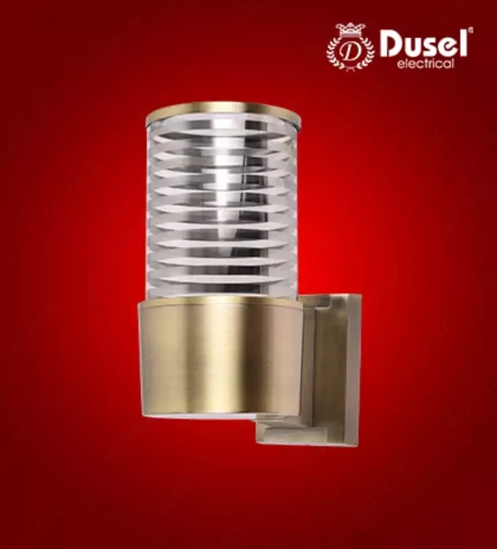 Настенный бра-светильник "Dusel" Luxury 012, Е27х1, IP54, металл/стекло (Green Bronze) NEW