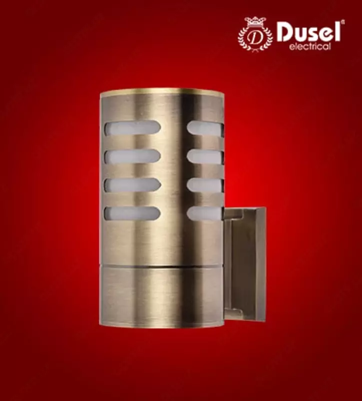 Настенный бра-светильник "Dusel" Luxury 016, Е27х1, IP54, металл/стекло (Green Bronze) NEW