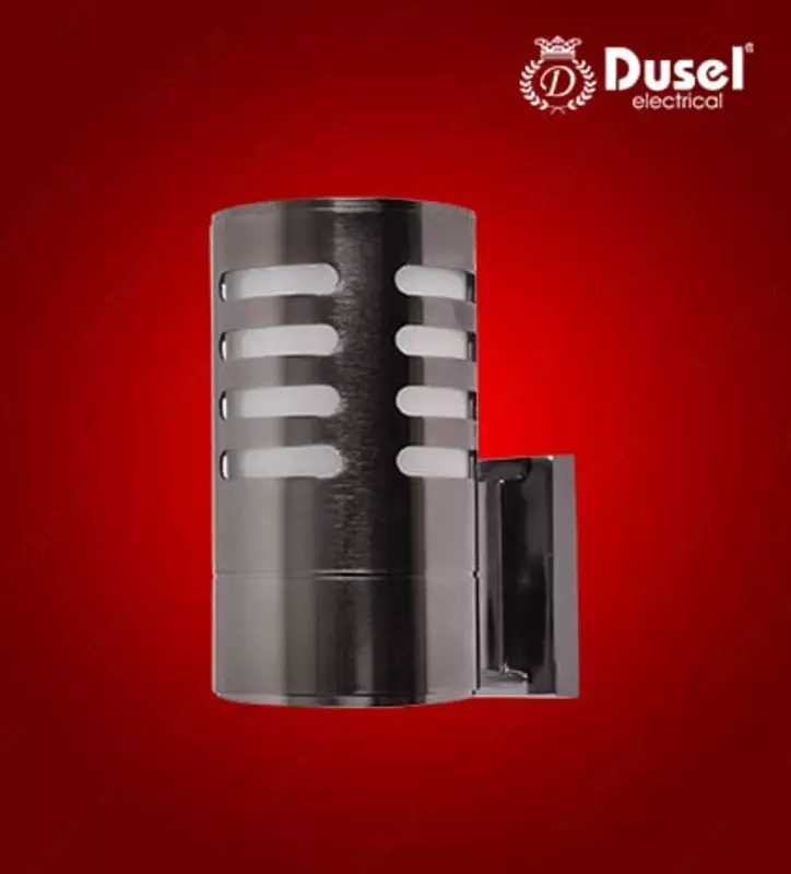 Настенный бра-светильник "Dusel" Luxury 020, Е27х1, IP54, металл/стекло (Gun black) NEW