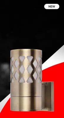 Настенный бра-светильник "Dusel" Luxury 026, Е27х1, IP54, металл/стекло (Green Bronze) NEW