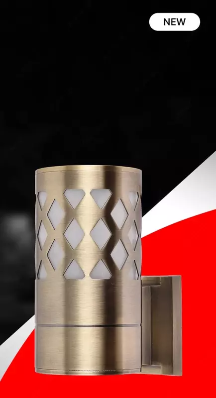 Настенный бра-светильник "Dusel" Luxury 026, Е27х1, IP54, металл/стекло (Green Bronze) NEW