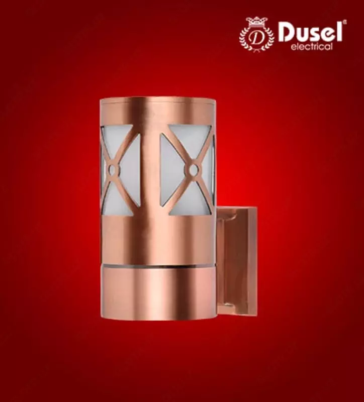 Настенный бра-светильник "Dusel" Luxury 028, Е27х1, IP54, металл/стекло (Red Bronze) NEW