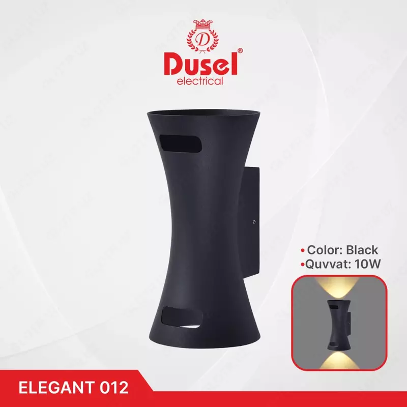Настенный бра-светильник "Dusel" Elegant 012, 10W, 3500К, 110-265 В (Black)