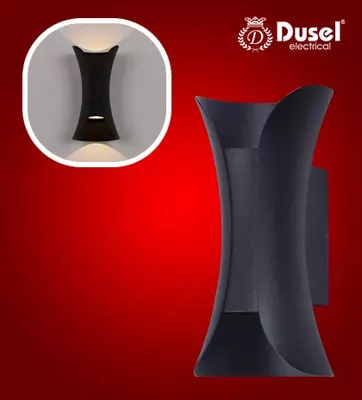 Devor chiroqlari "Dusel" Elegant 016, 10W, 3500K, 110-265 V (Qora)