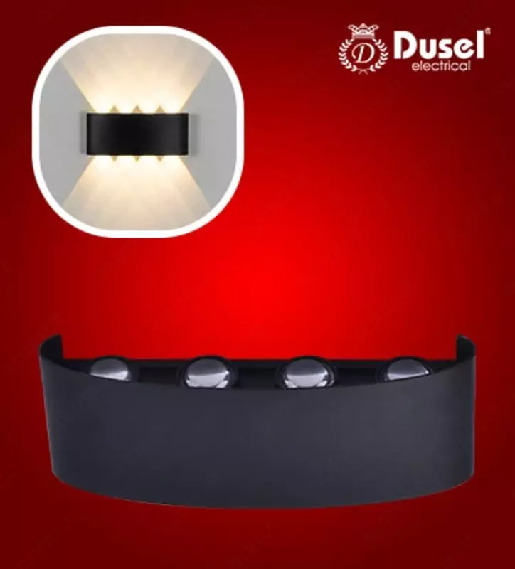 Настенный бра-светильник "Dusel" Elegant 023, 8W, 3500К, 110-265 В (Black)